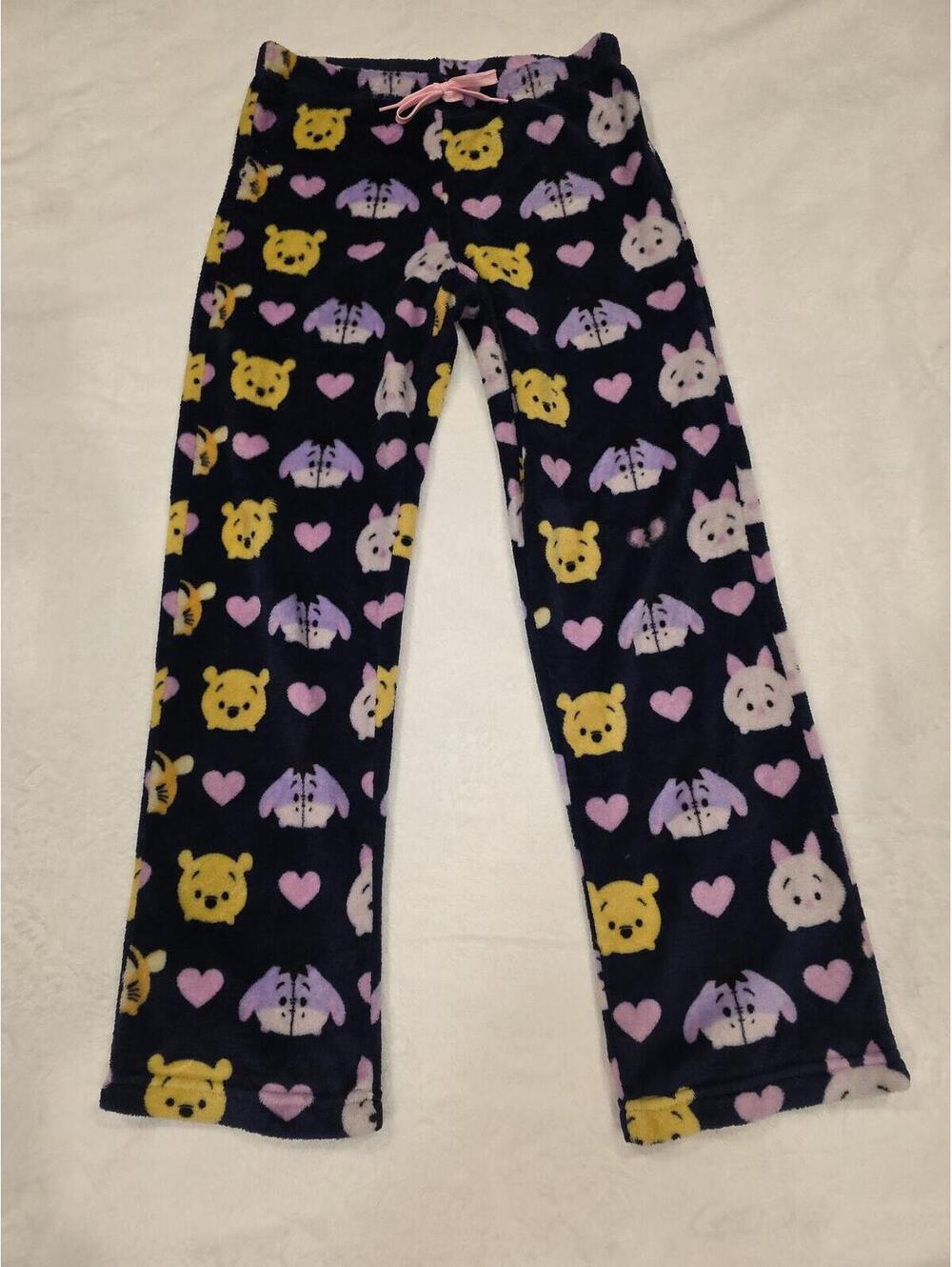 Disney Tsum Fleece Pajama Pants Small Winnie the Pooh/Eeyore